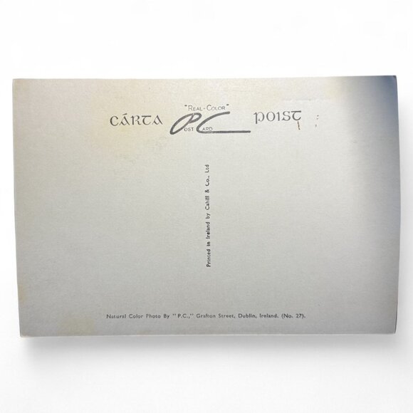 Vintage Irish Postcard Of Trinity College Dublin Front Square By Collin & Co. Lt - Picture 2 of 2